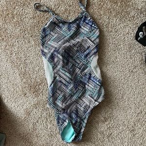 Reebok swim suit one piece 10-12